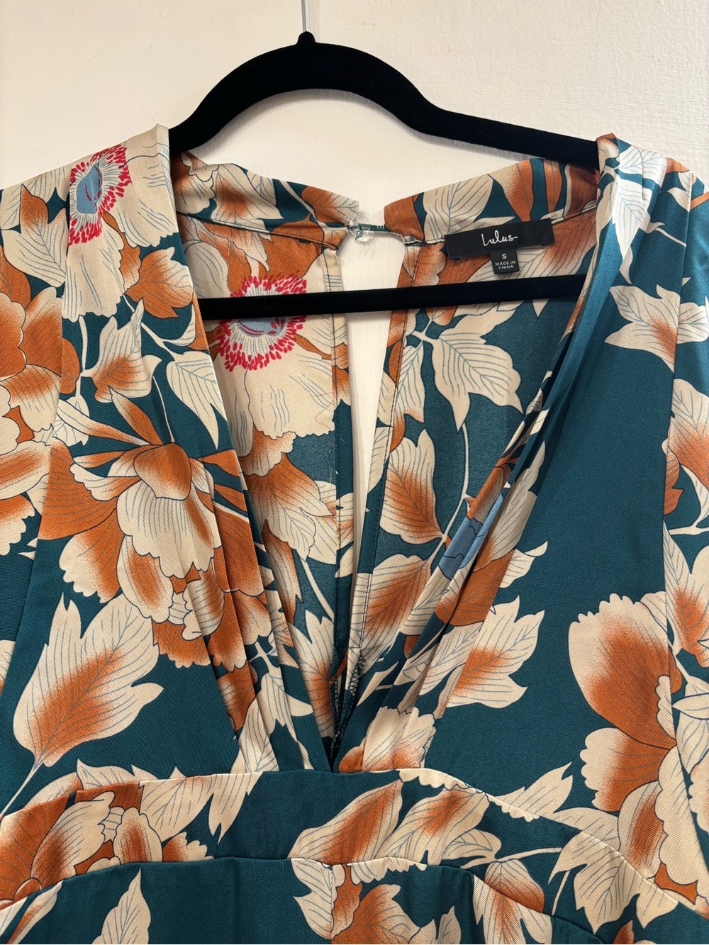 Lulus floral jumpsuit size S